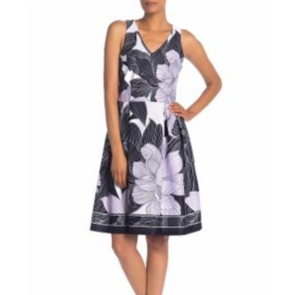 Signature by Robbie Bee sleeveless fit and flare